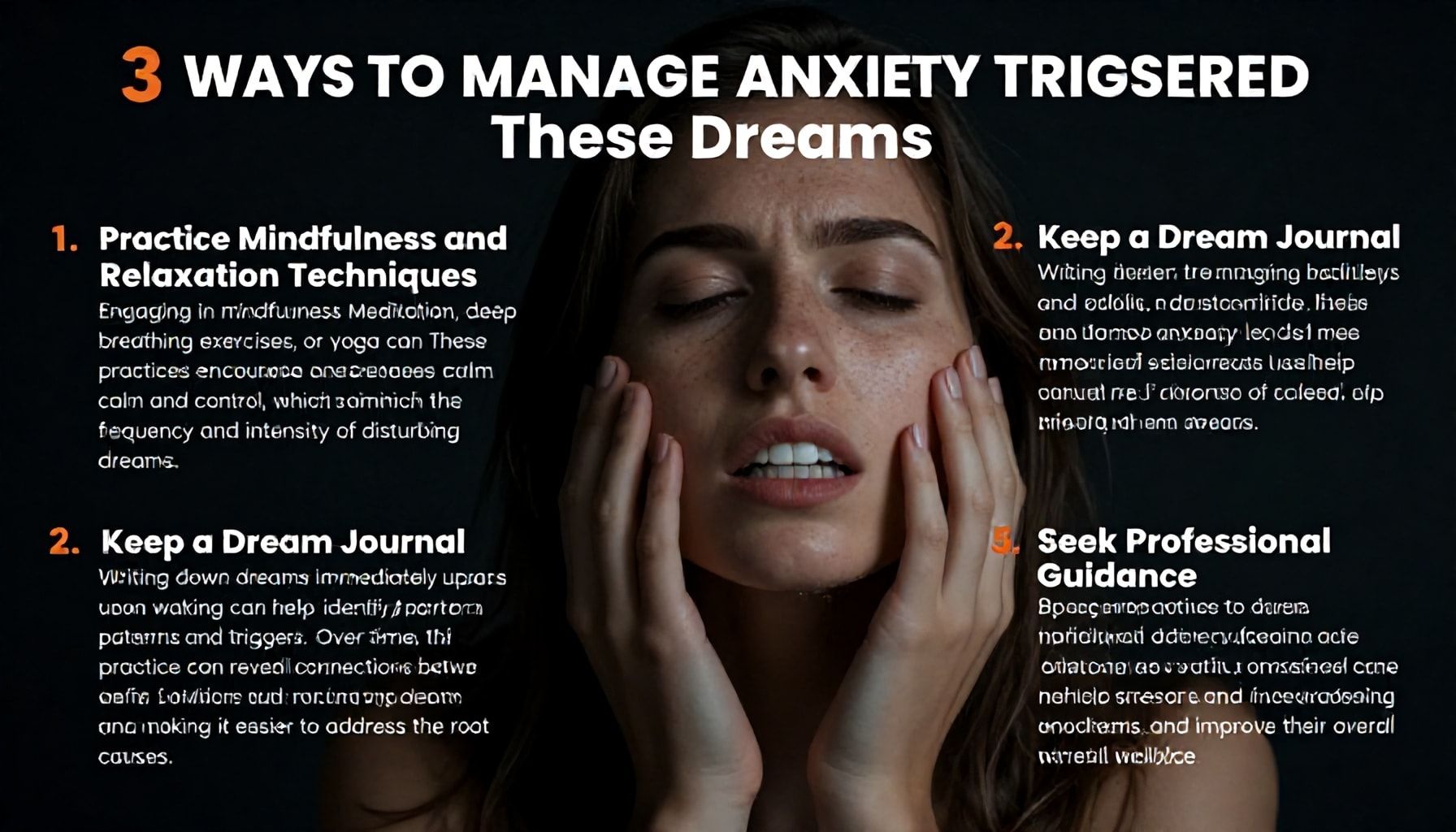 3 formas de manejar la ansiedad que desencadena estos sueños