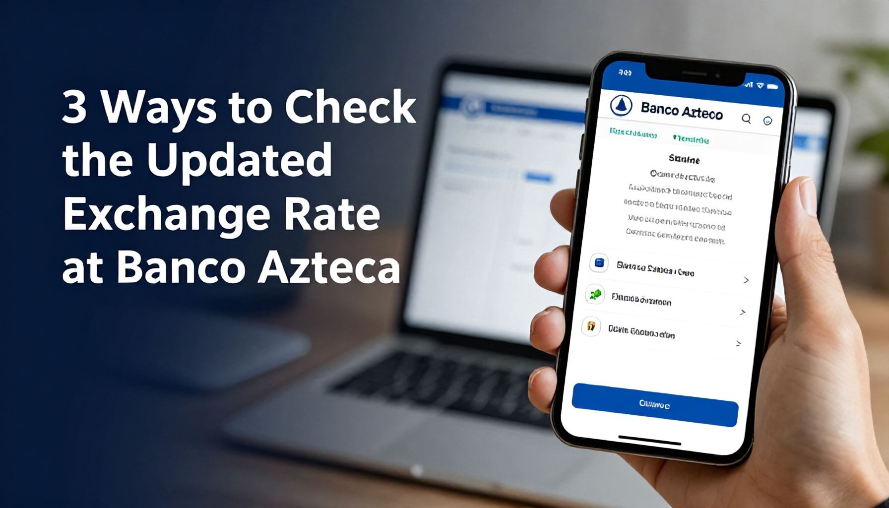3 formas de verificar el tipo de cambio actualizado en Banco Azteca