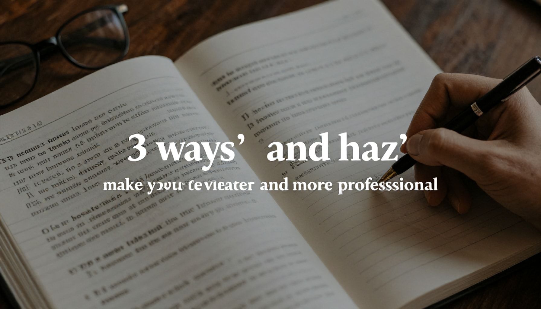 3 formas en que "has" y "haz" pueden hacer tu escritura más clara y profesional*