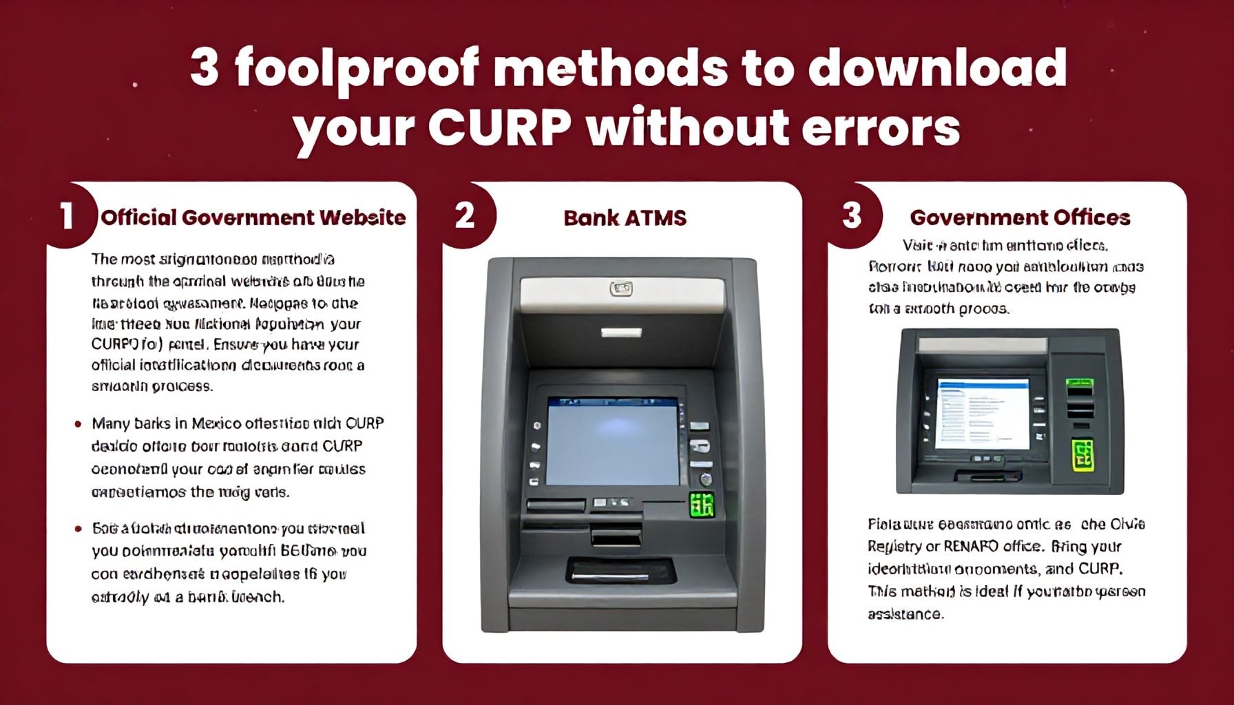 3 métodos infalibles para descargar tu CURP sin errores