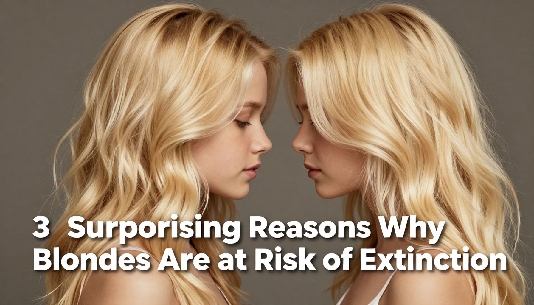 3 razones sorprendentes por las que las rubias están en peligro de extinción*