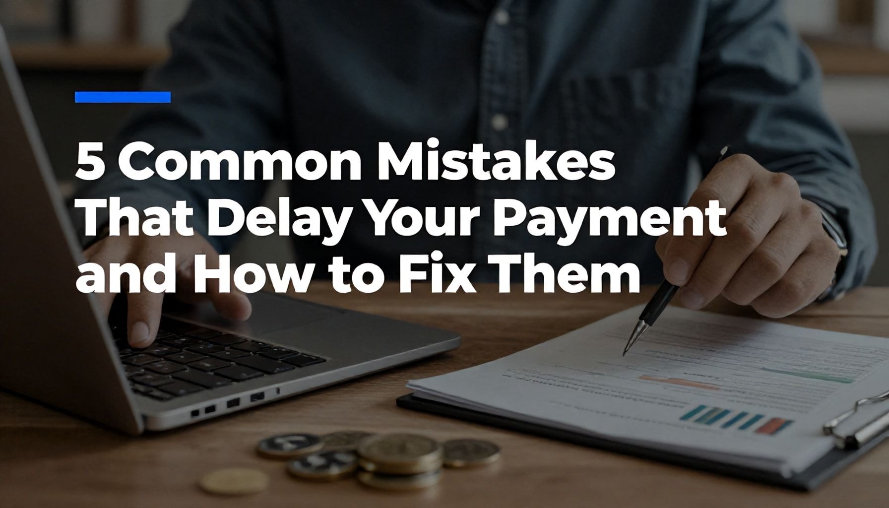 5 errores comunes que retrasan tu pago y cómo solucionarlos*