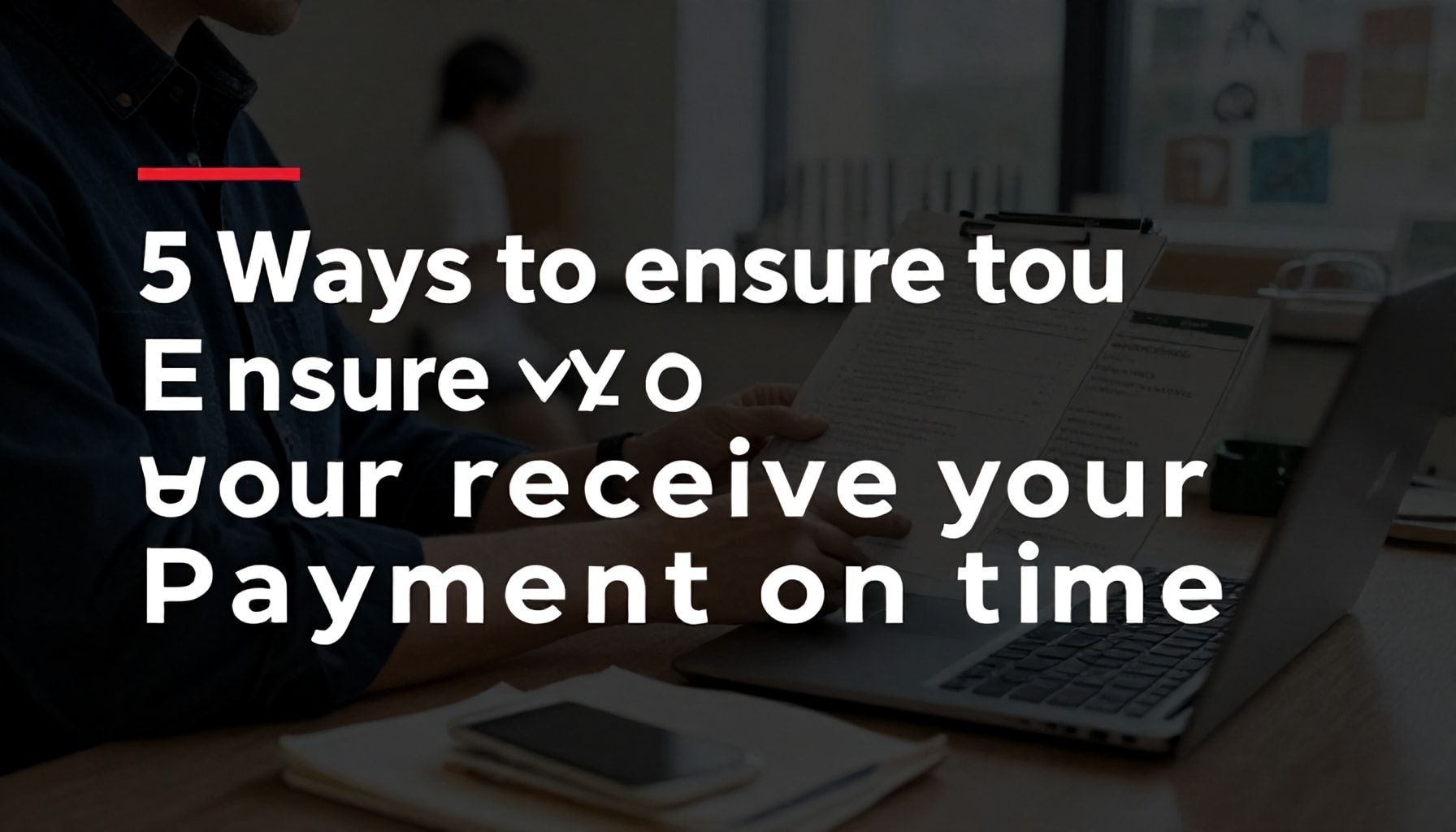 5 formas de asegurarte de recibir tu pago a tiempo*