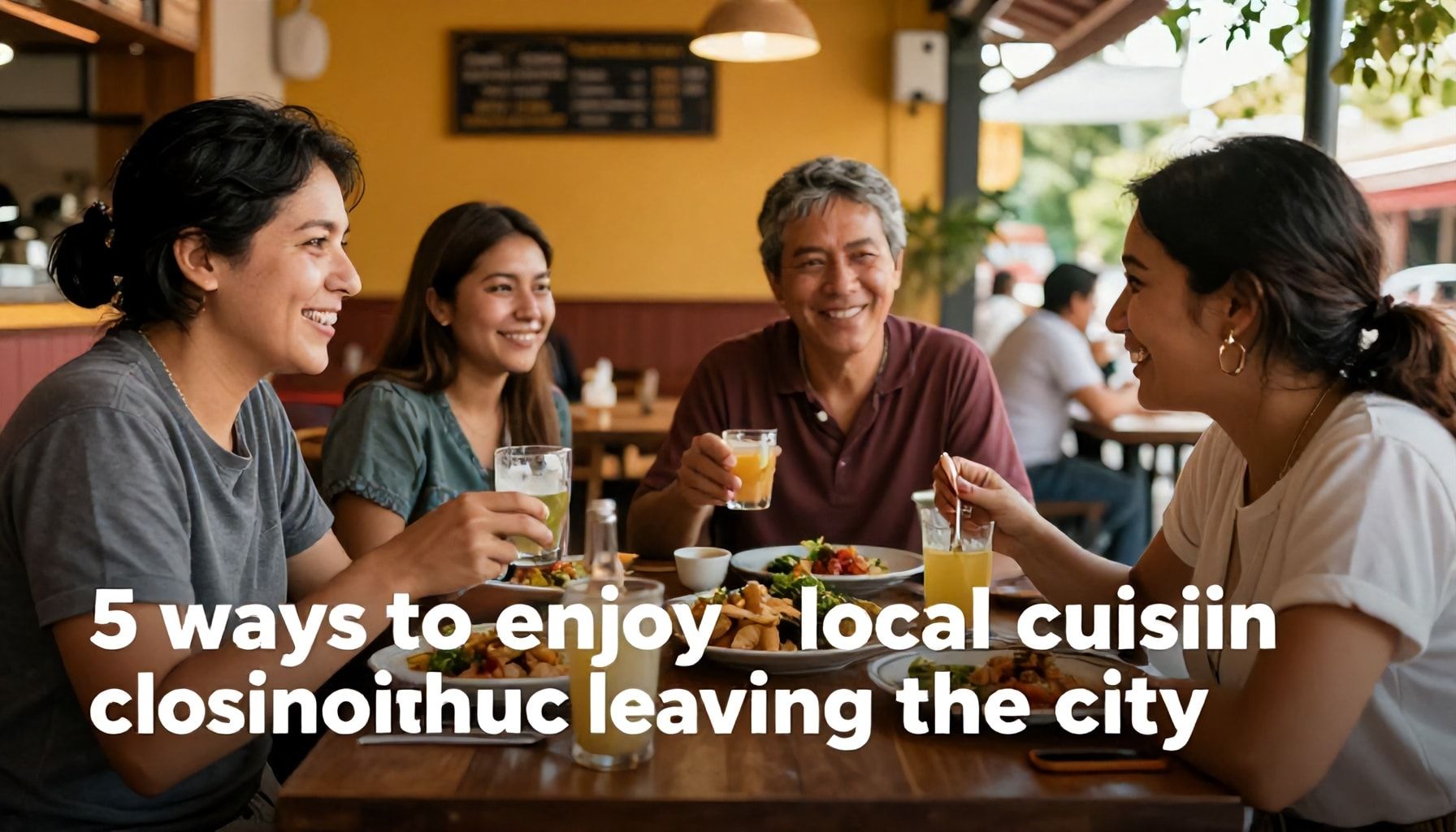 5 formas de disfrutar la gastronomía local sin salir de la ciudad*