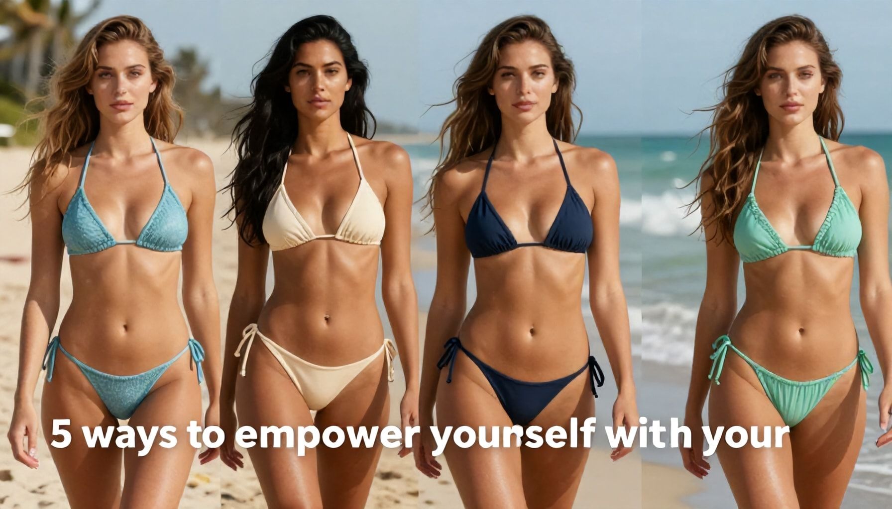 5 formas de empoderarte con tu bikini: Desde la playa hasta la vida cotidiana*