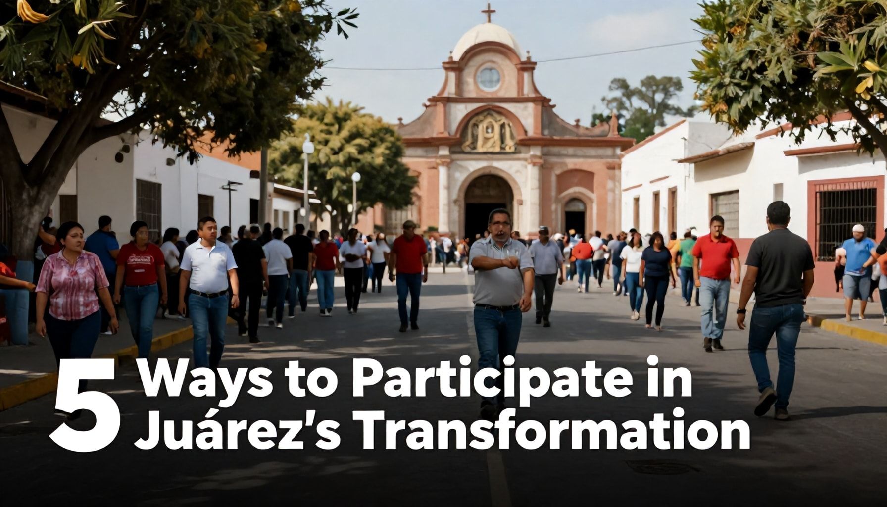 5 Formas de Participar en la Transformación de Juárez*