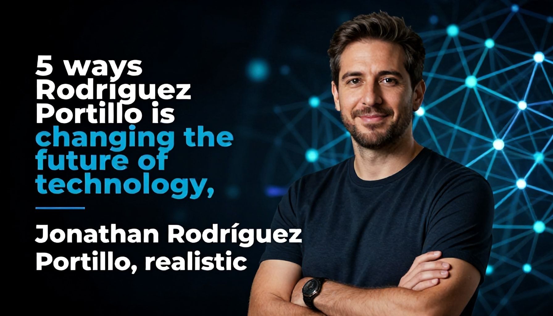 5 formas en que Jonathan Rodríguez Portillo está cambiando el futuro tecnológico