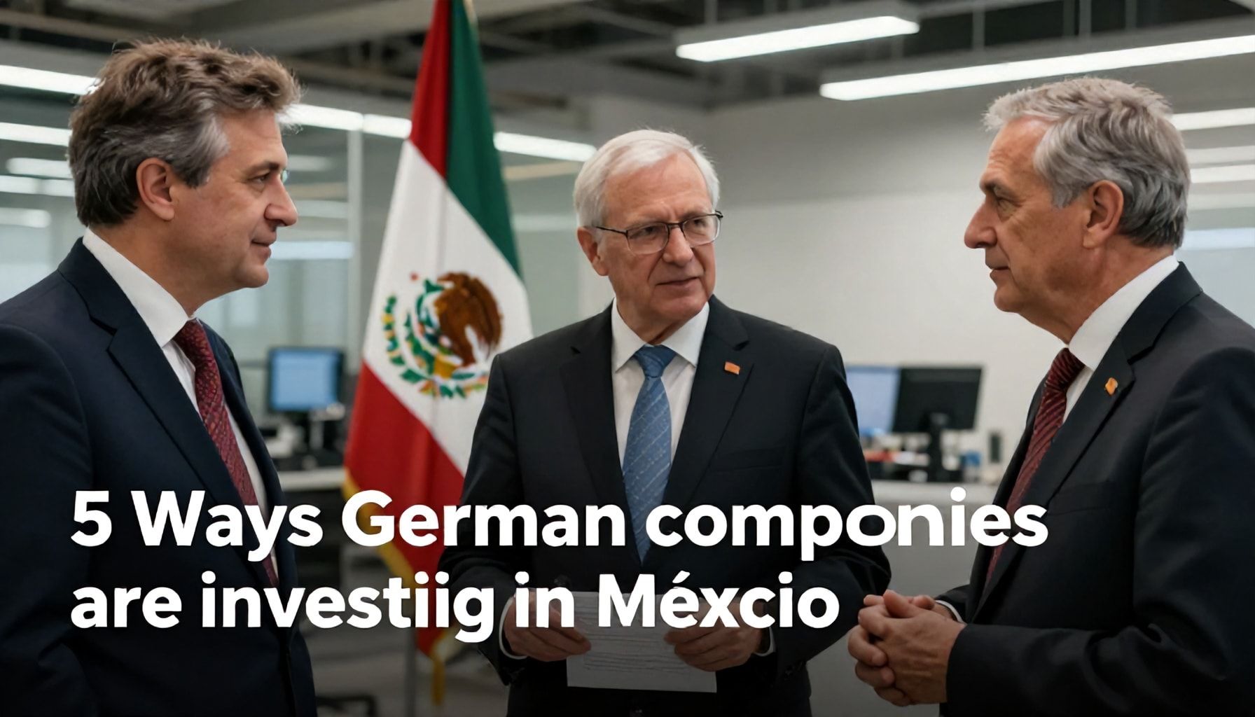 5 formas en que las empresas alemanas están invirtiendo en México*