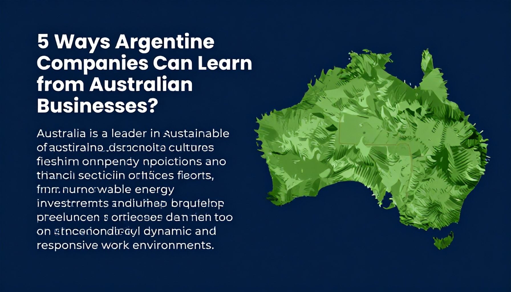 5 formas en que las empresas argentinas pueden aprender de las australianas*