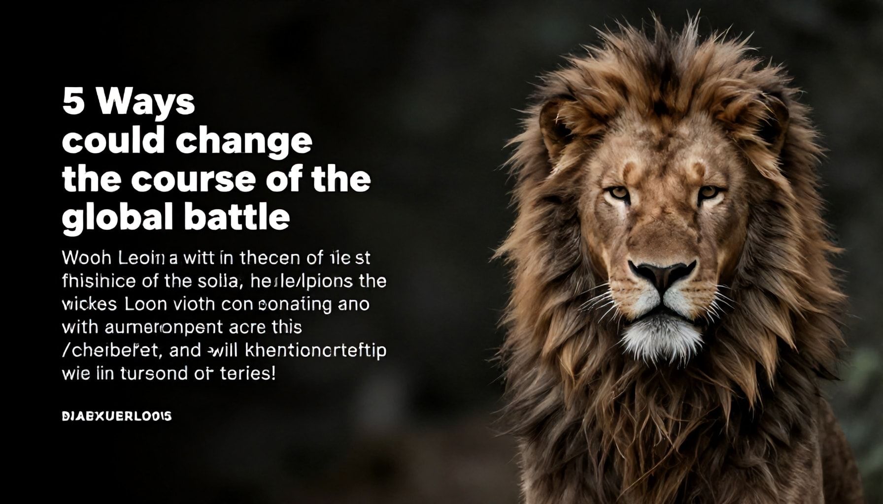 5 formas en que Leon podría cambiar el curso de la batalla global*