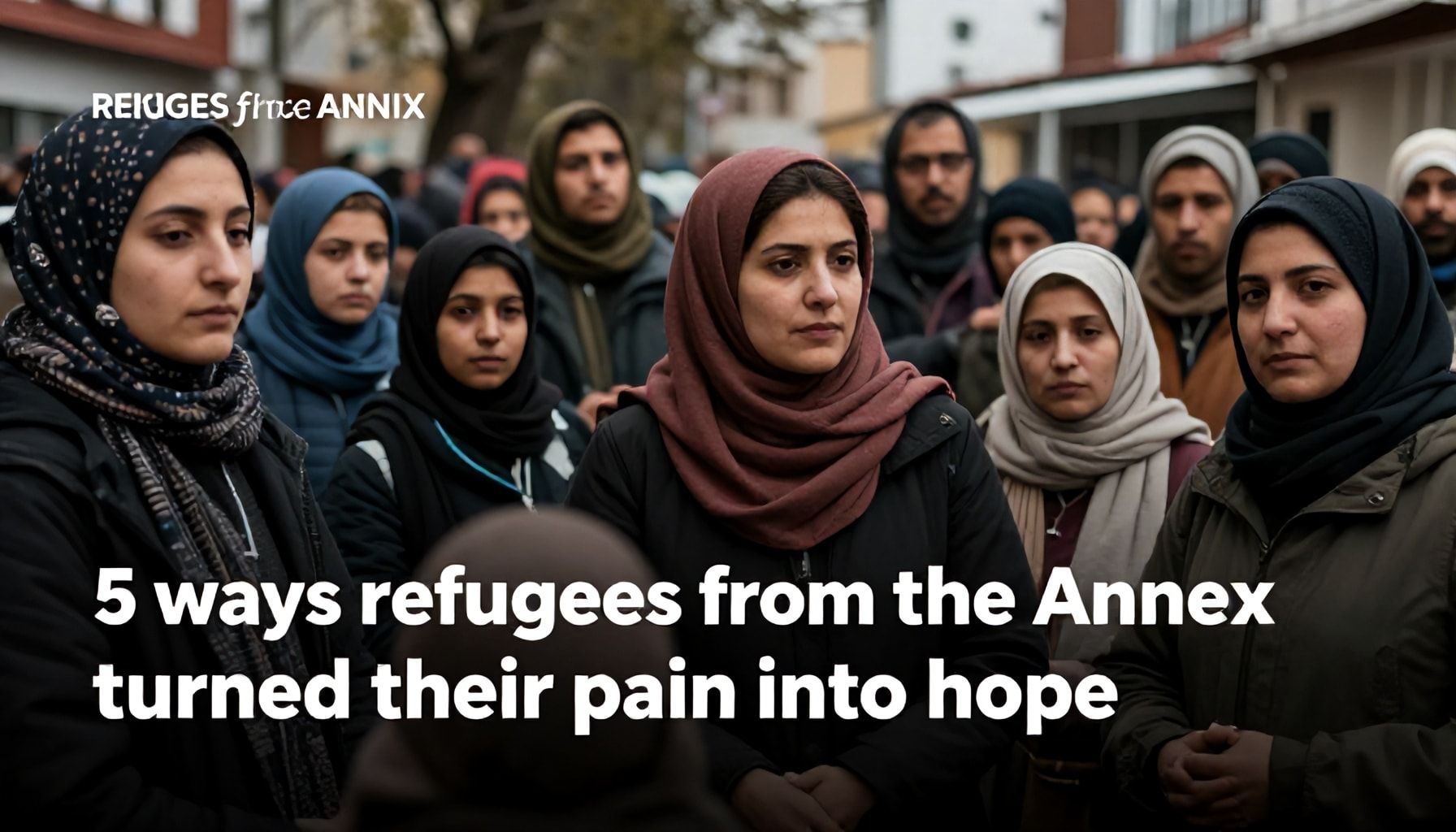 5 formas en que los refugiados del Anexo transformaron su dolor en esperanza*