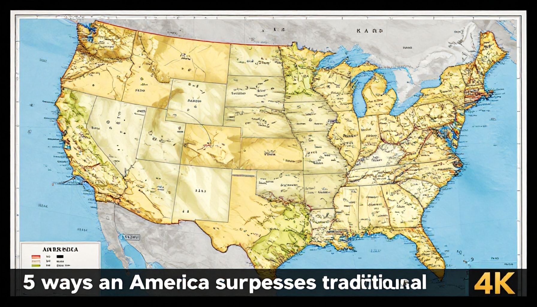 5 formas en que un mapa de América supera a un atlas tradicional*