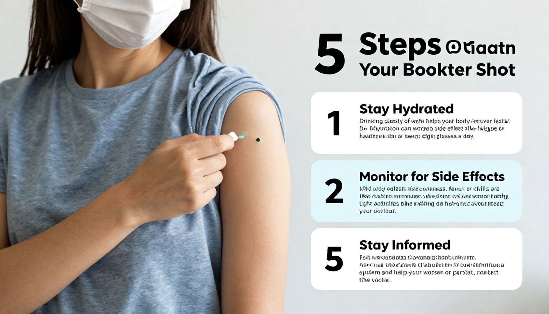 5 pasos para mantener tu salud después de la vacuna de refuerzo
