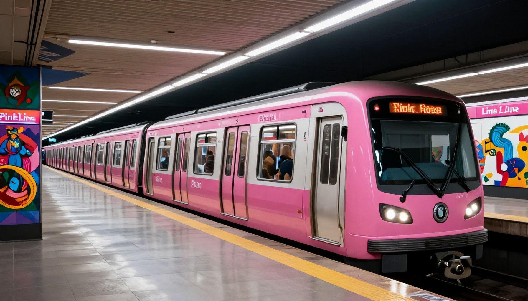 5 razones por las que la Línea Rosa es única en la CDMX*