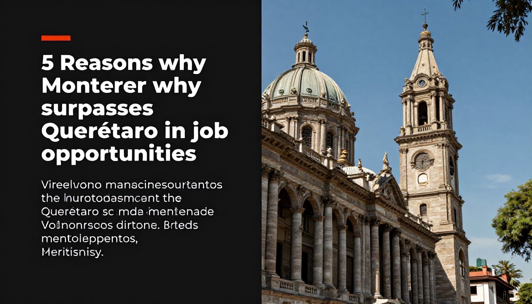 5 razones por las que Monterrey supera a Querétaro en oportunidades laborales*