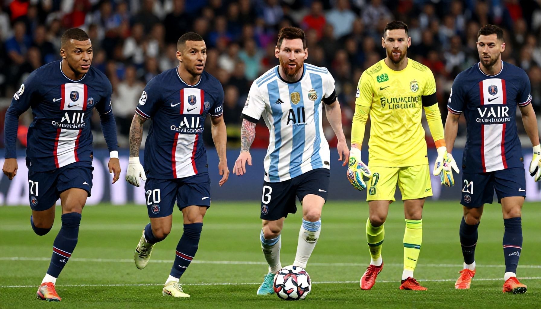 Cinco jugadores a seguir en el duelo entre PSG y Atlético