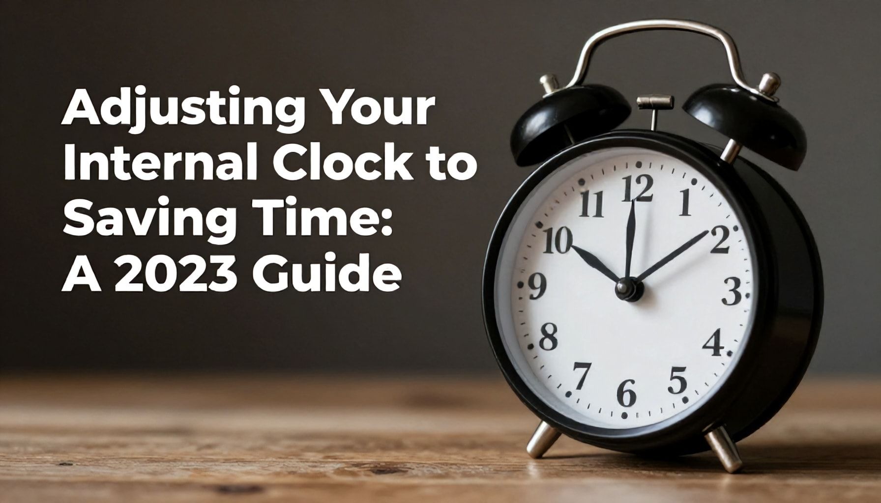 Cómo ajustar tu reloj interno al cambio de horario*