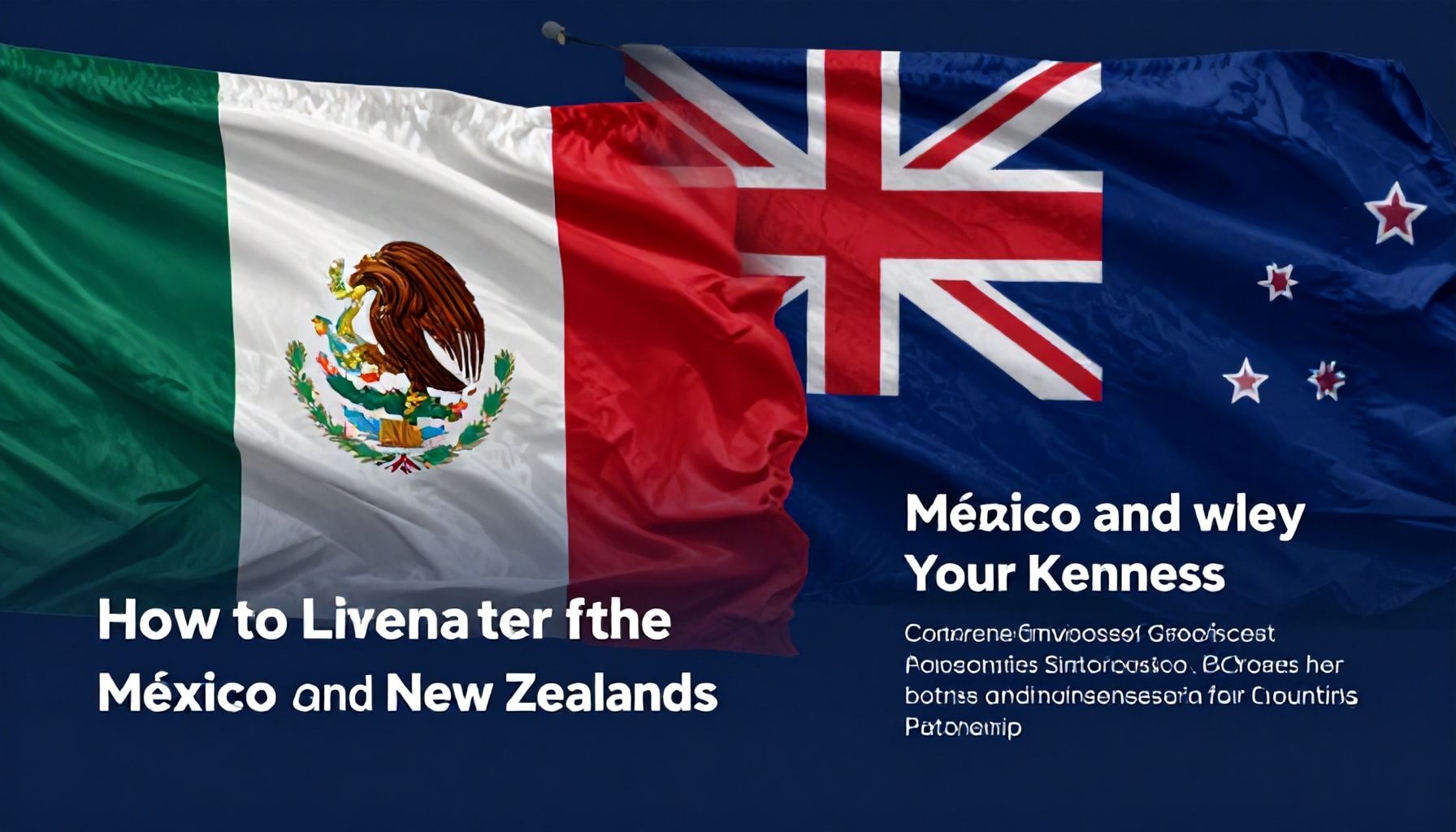 Cómo aprovechar los acuerdos comerciales entre México y Nueva Zelanda para tu negocio*