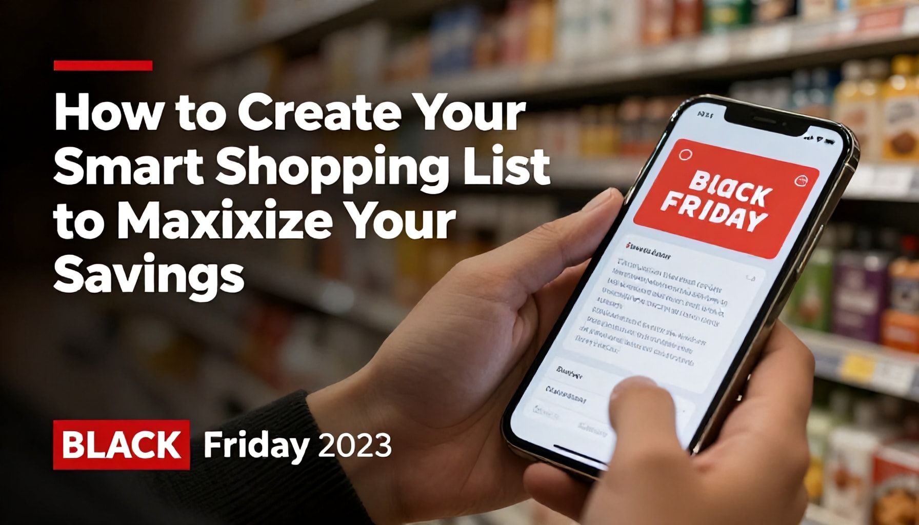 Cómo Crear tu Lista de Compras Inteligente para Maximizar tus Ahorros*