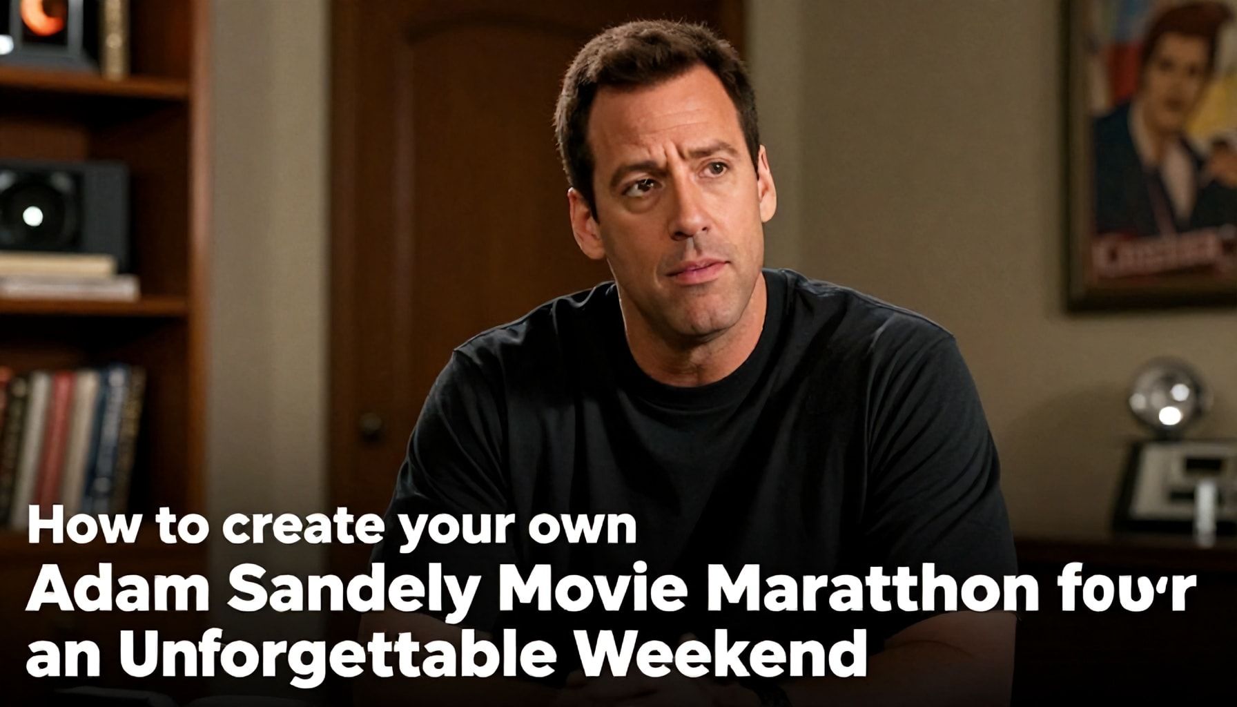 Cómo crear tu propia maratón de películas de Adam Sandler para un fin de semana inolvidable