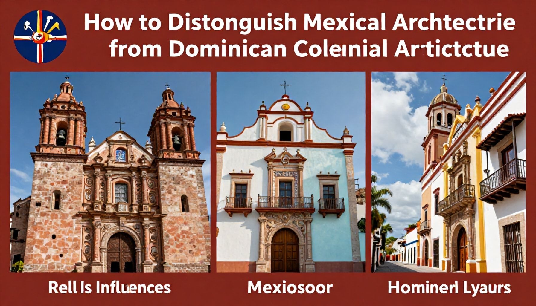 Cómo distinguir la arquitectura colonial de México y República Dominicana*