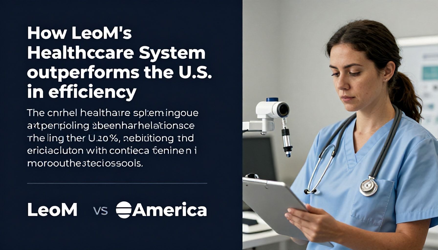 Cómo el sistema de salud de LeoM supera a EE.UU. en eficiencia*