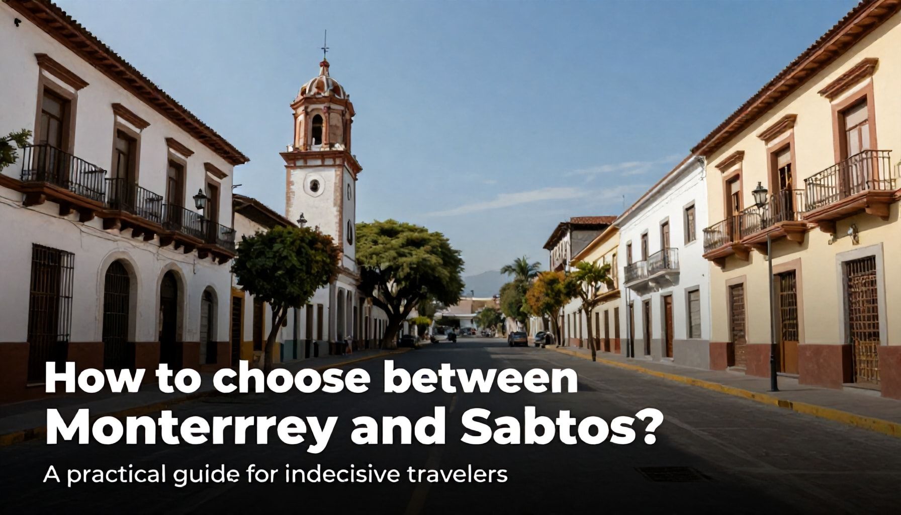 ¿Cómo elegir entre Monterrey y Sabtos? Una guía práctica para viajeros indecisos*