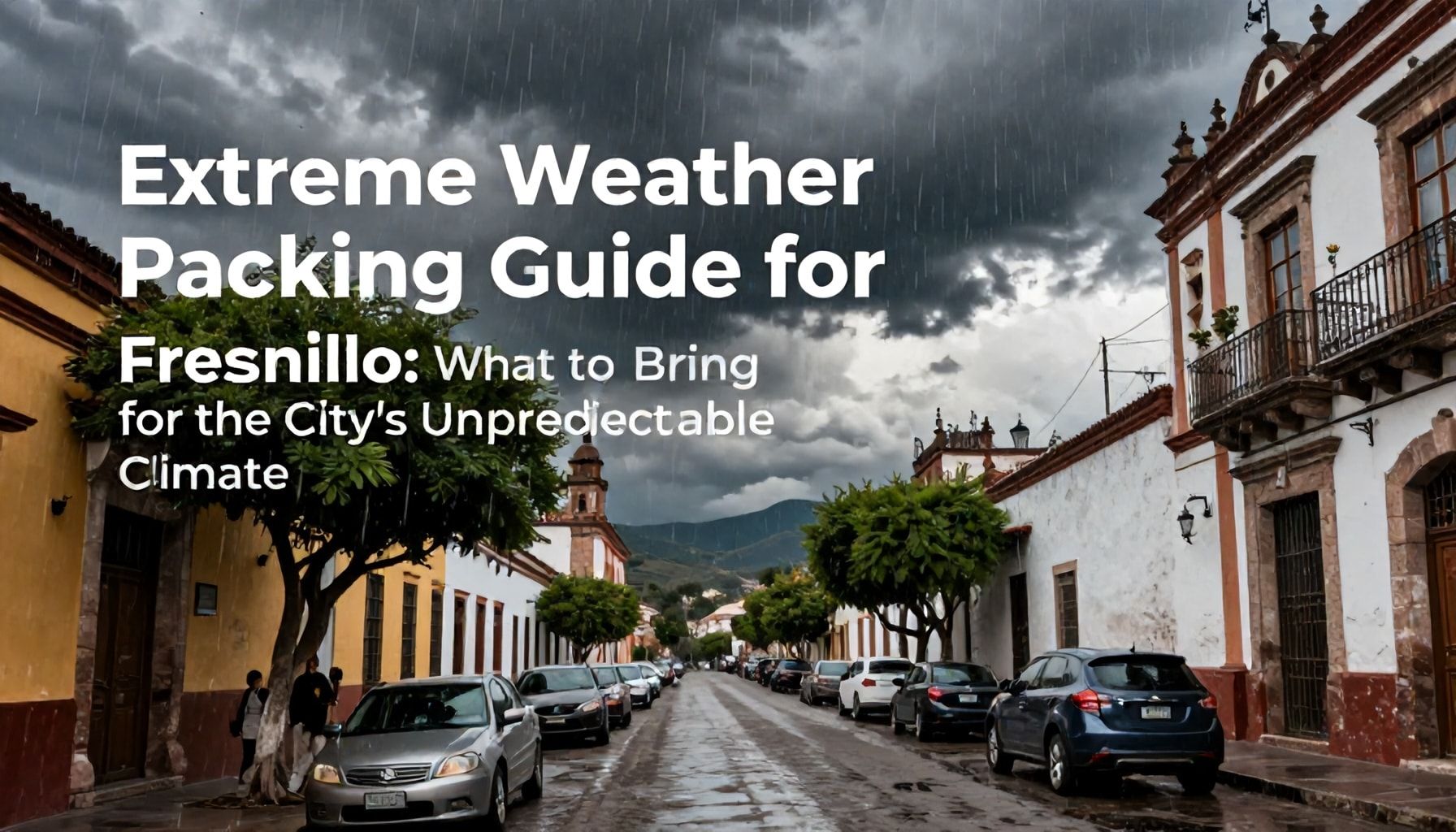 Cómo empacar para el clima extremo de Fresnillo*