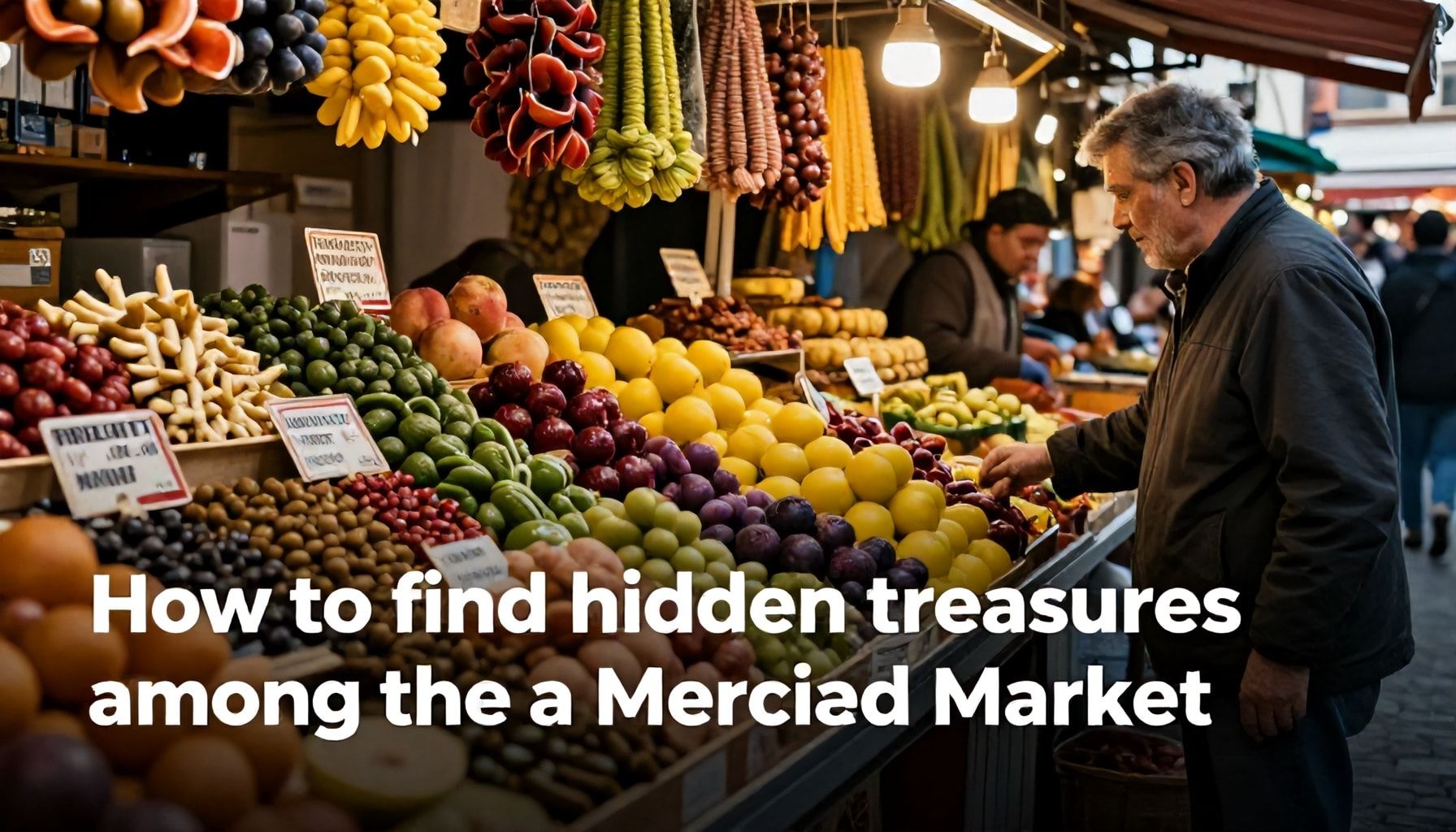 Cómo encontrar los tesoros escondidos entre los puestos del Mercado de la Merced*