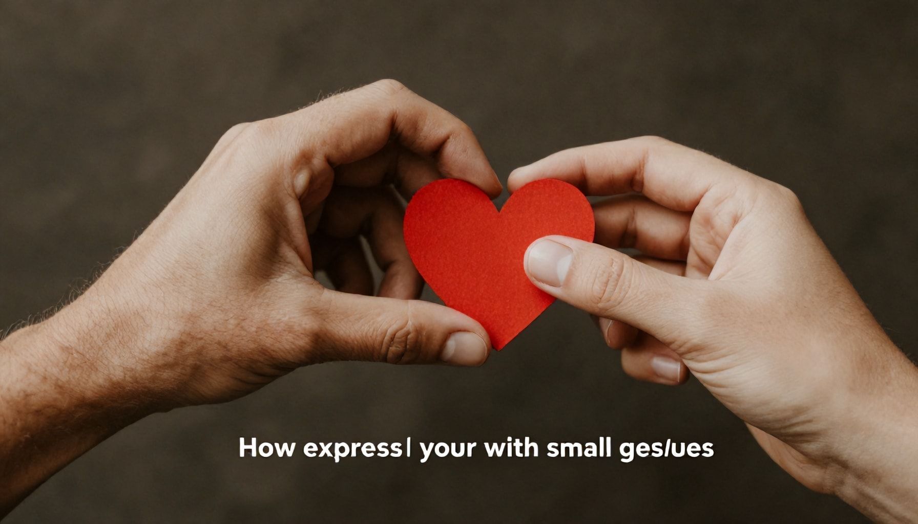 Cómo expresar tu amor con pequeños gestos que harán brillar su día*