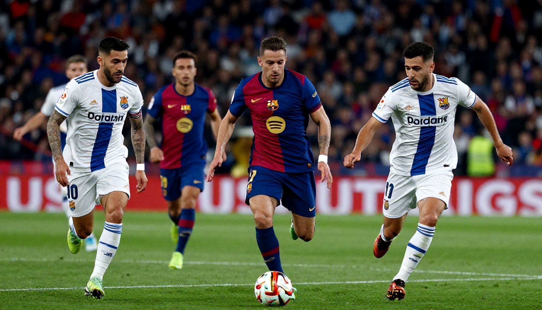 Cómo la Real Sociedad podría sorprender al Barcelona en el Camp Nou*