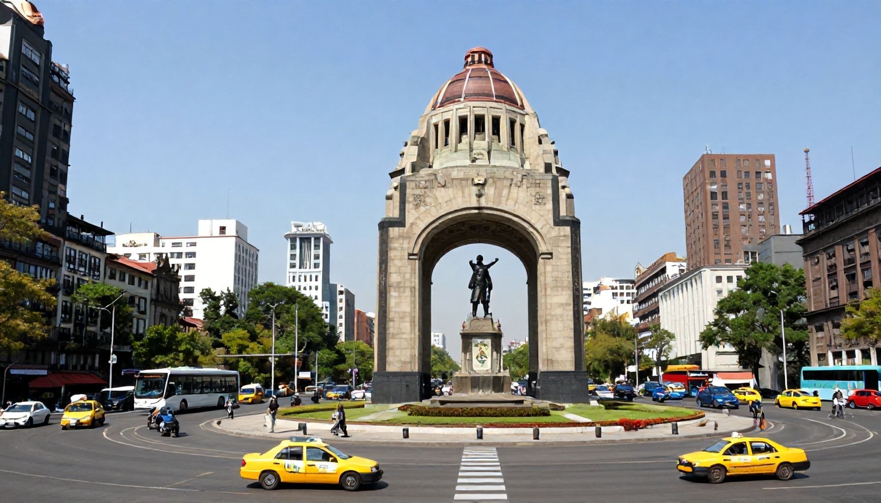 Cómo llegar y explorar la Glorieta de los Insurgentes en un día*