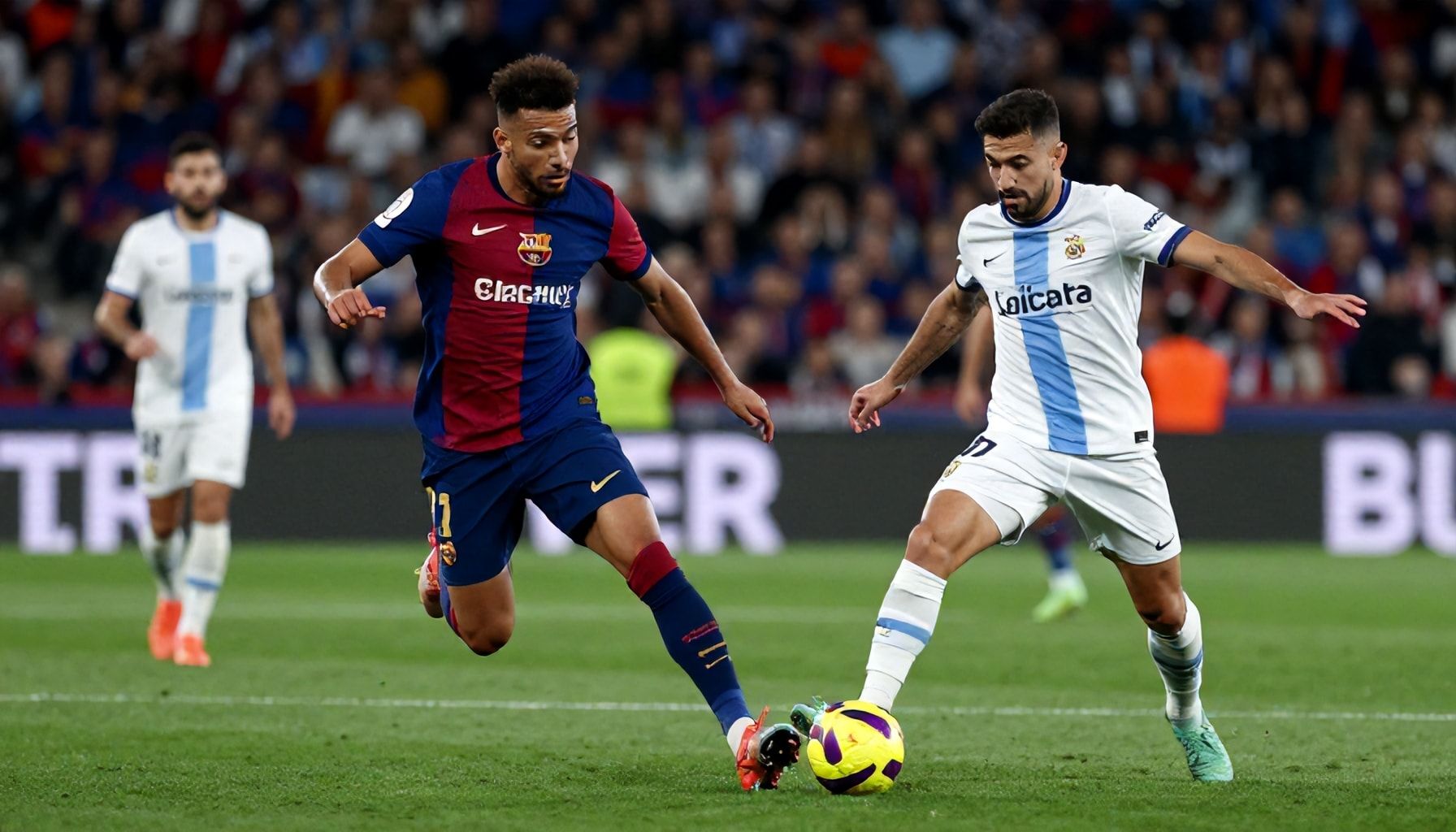 Cómo los delanteros del Barcelona pueden desequilibrar la defensa de Leganés*