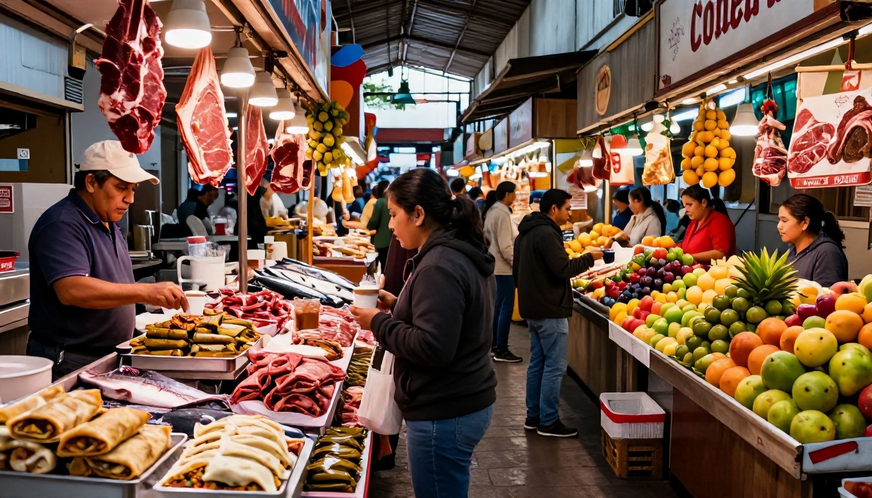 Cómo navegar el laberinto de sabores del Mercado de la Merced*