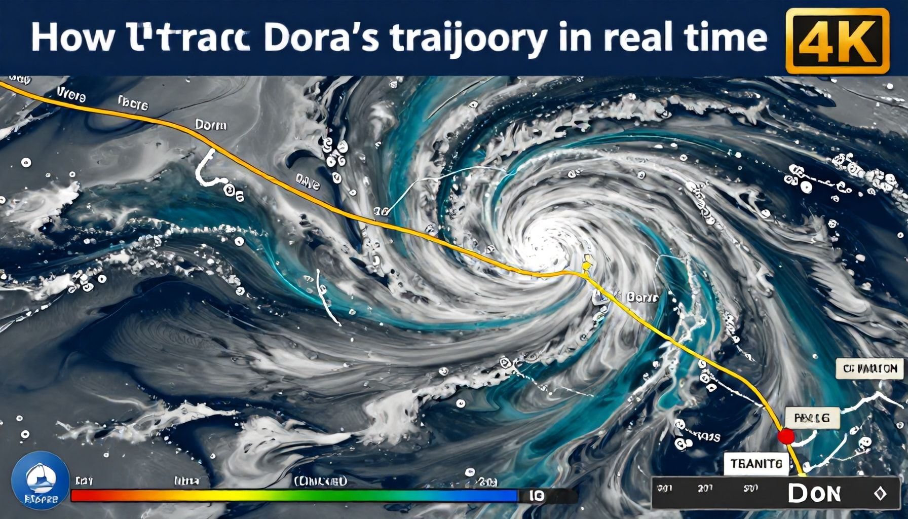 Cómo rastrear la trayectoria de Dora en tiempo real