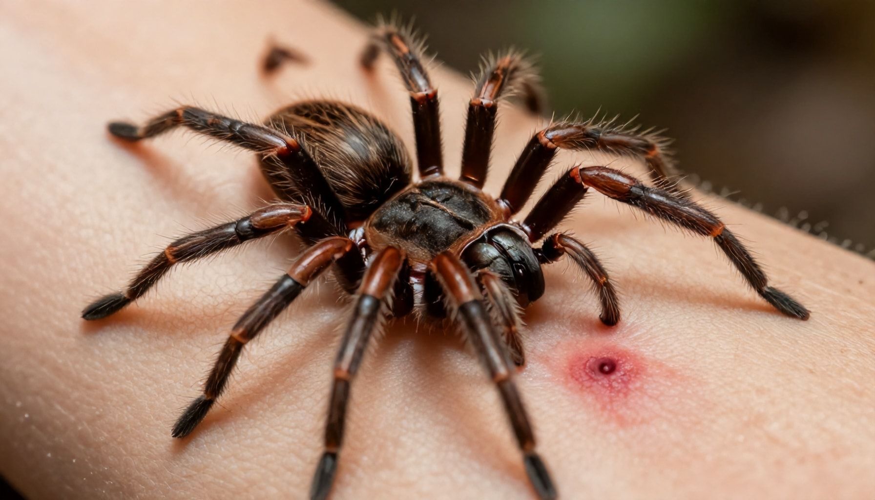 Cómo reconocer los primeros signos de una picadura de araña