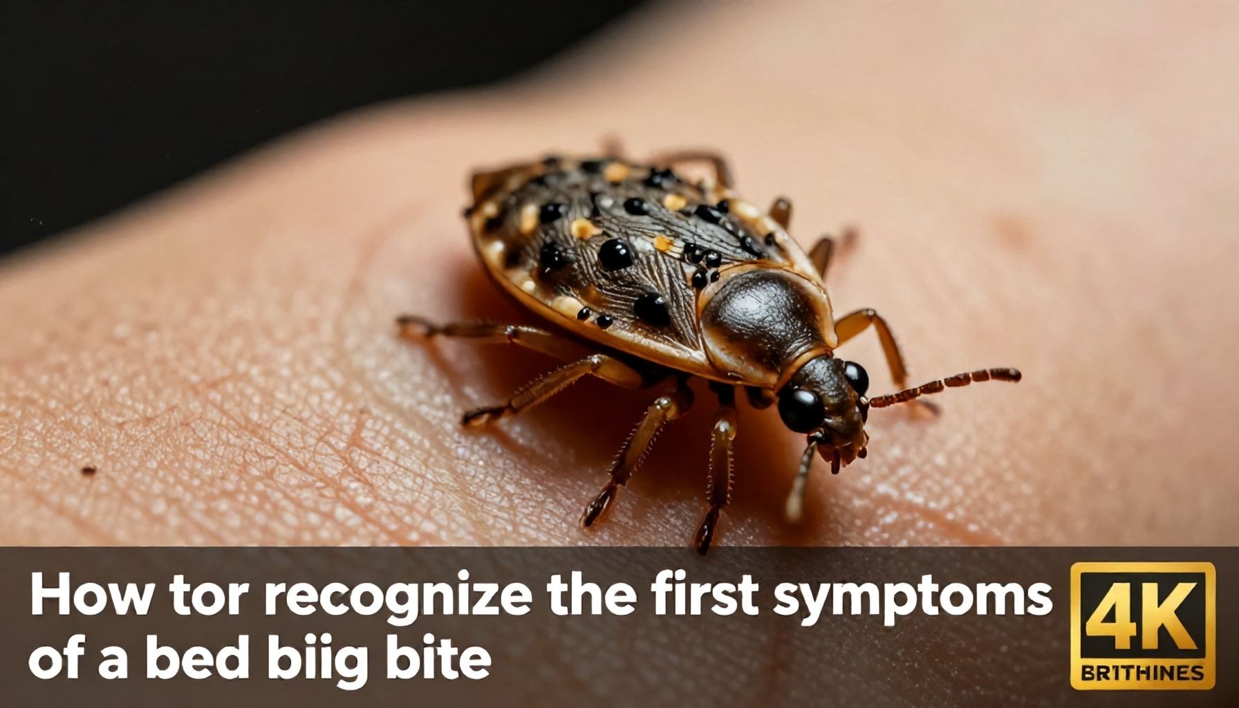 Cómo reconocer los primeros síntomas de una picadura de chinche