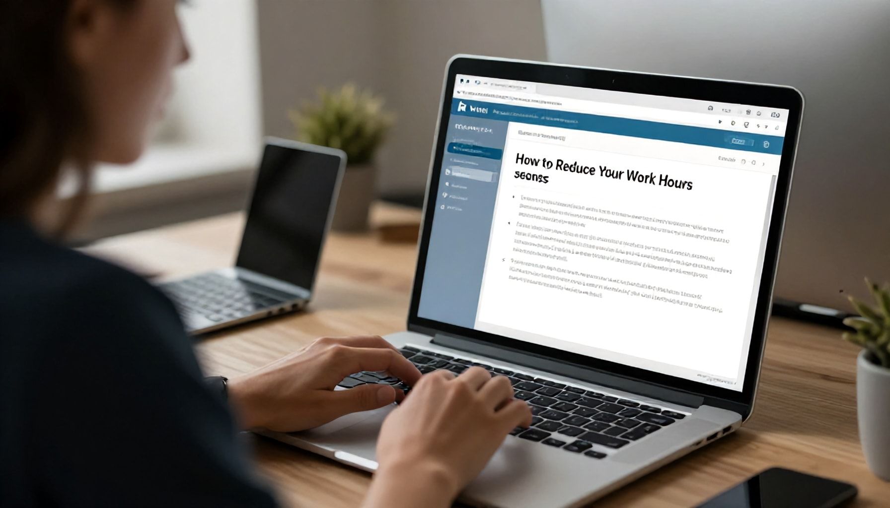 Cómo reducir tu jornada laboral sin perder productividad*