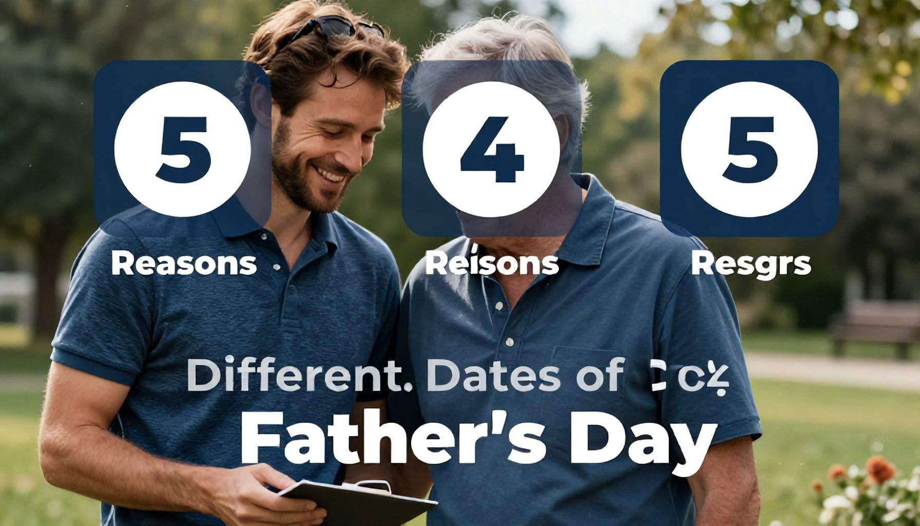 Descubre las 5 razones detrás de las diferentes fechas del Día del Padre