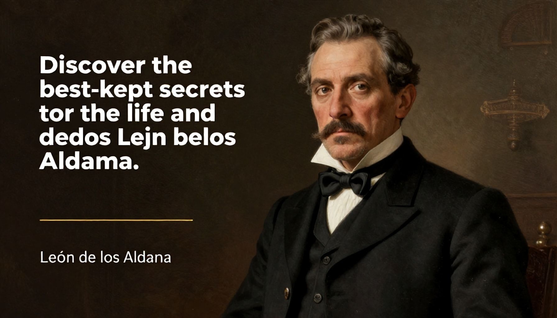 Descubre los secretos mejor guardados de la vida y hazañas de León de los Aldama*