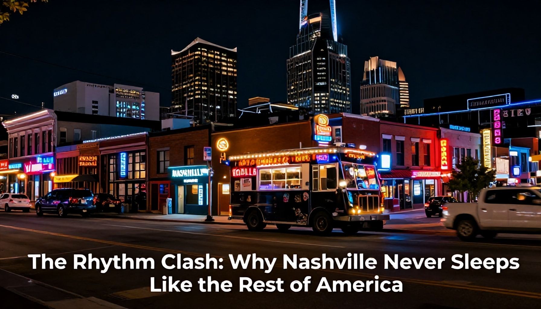 El choque de ritmos: por qué Nashville nunca duerme como el resto de América