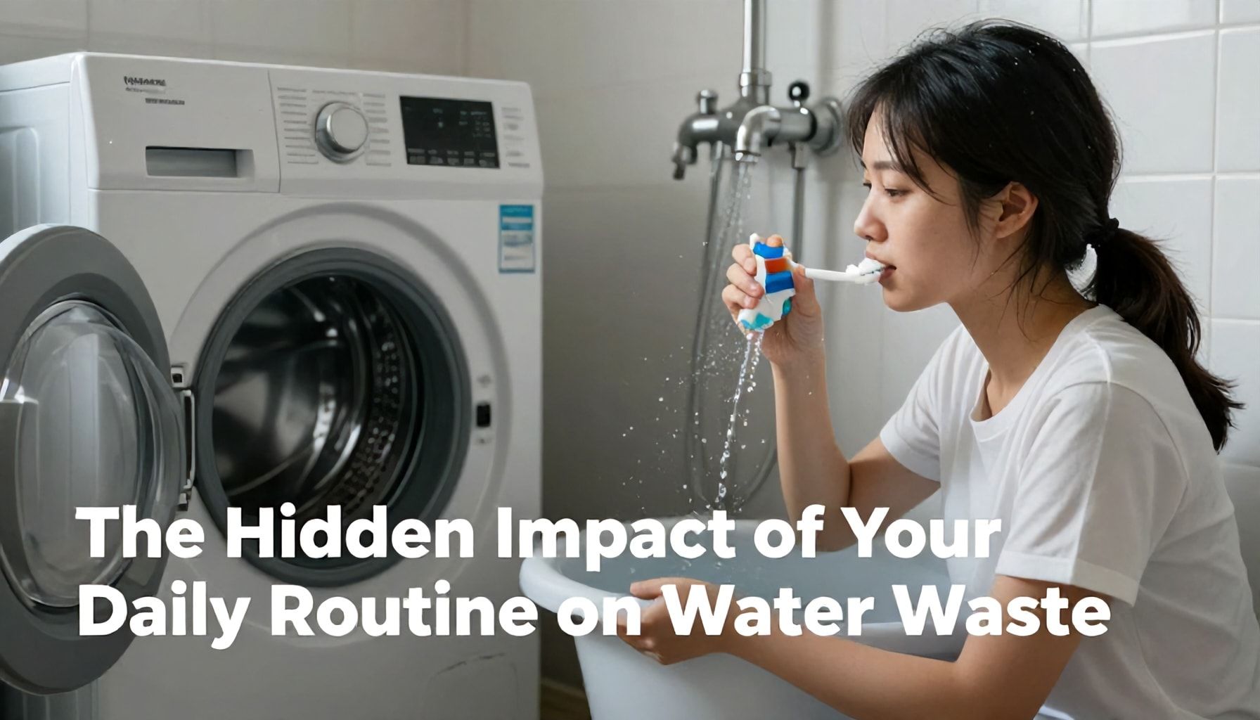 El impacto oculto de tu rutina diaria en el desperdicio de agua*