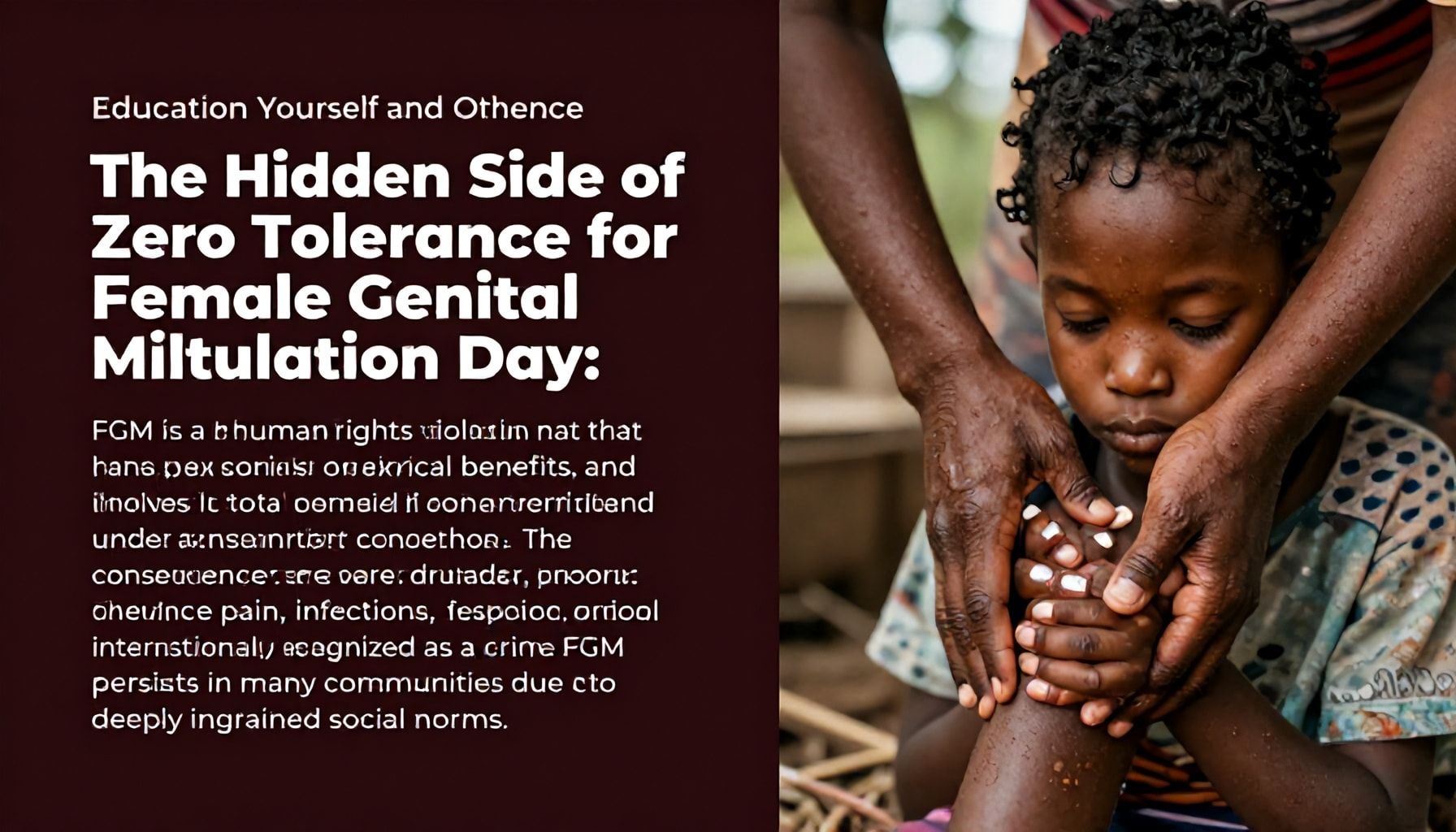El lado oculto del Día de la Tolerancia Cero con la Mutilación Genital Femenina: cómo puedes marcar la diferencia*