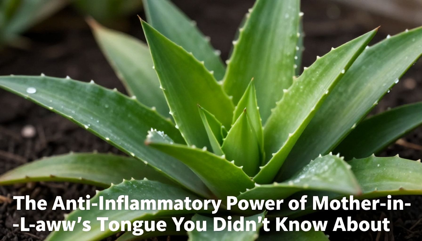 El poder antiinflamatorio de la lengua de suegra que no conocías*