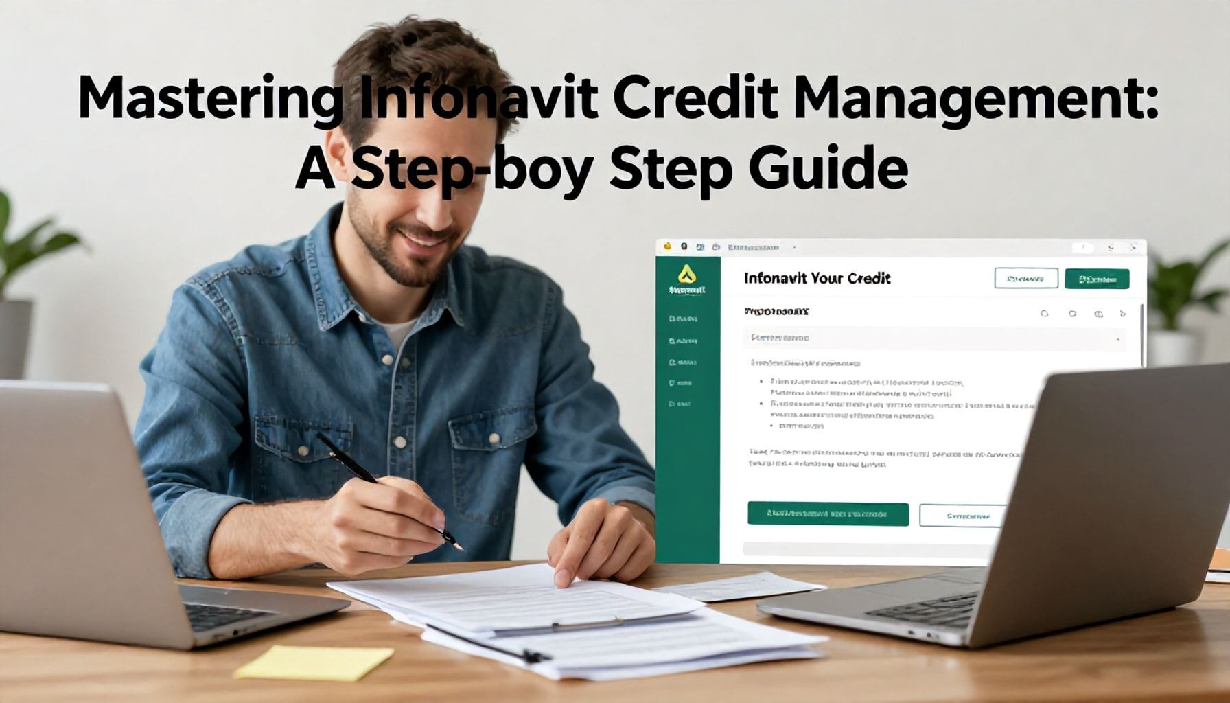 El proceso paso a paso para gestionar créditos Infonavit como un experto*