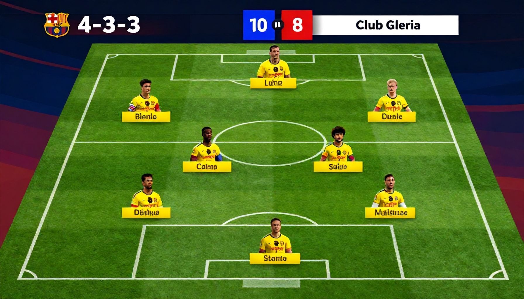 El secreto detrás de la formación 4-3-3 del FC Barcelona