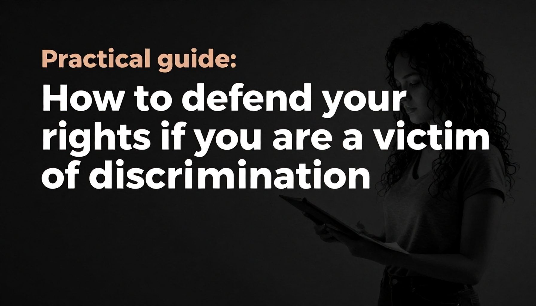 Guía práctica: Cómo defender tus derechos si eres víctima de discriminación*
