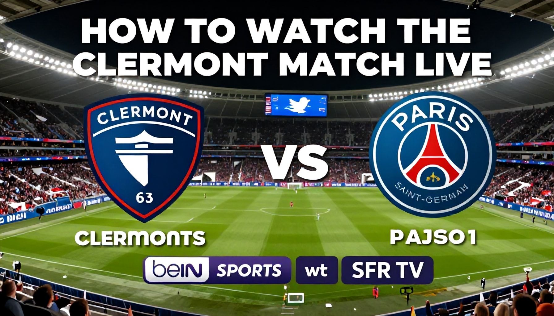 Guía práctica: Cómo seguir el partido Clermont vs. PSG en directo*