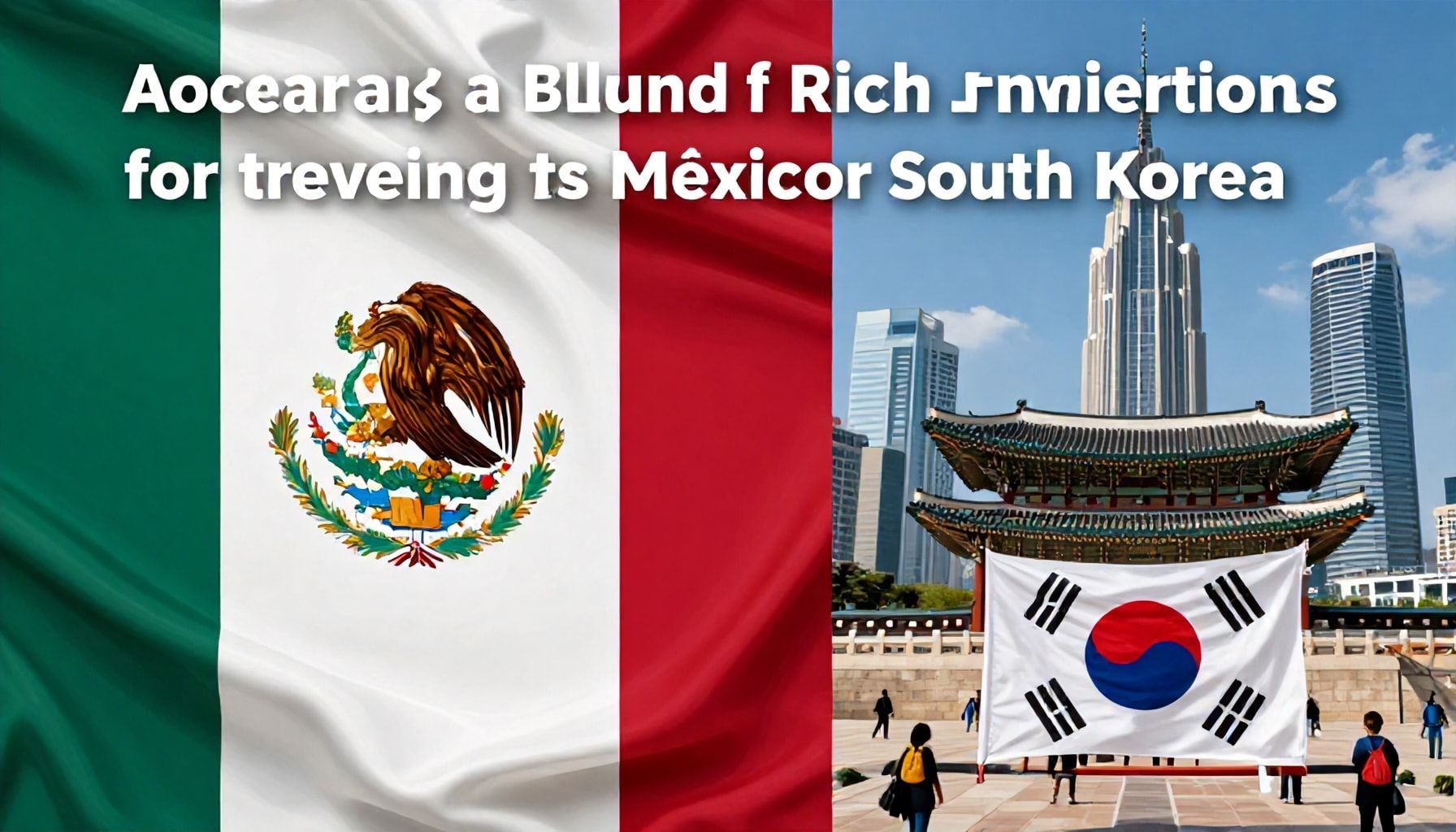 Guía práctica: Documentación y requisitos para viajar a México o Corea del Sur*