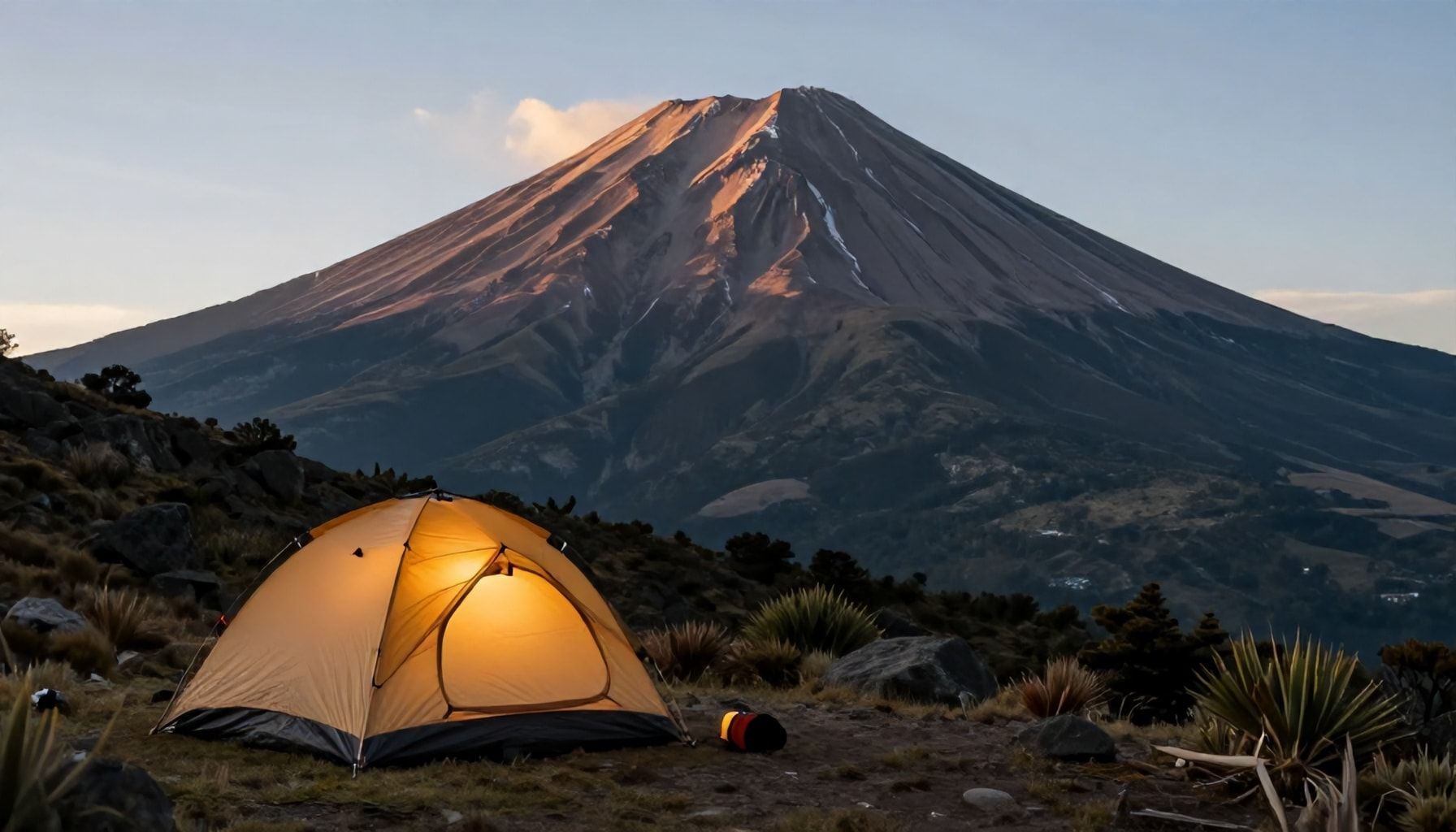 Guía práctica para acampar en las faldas del Citlaltépetl*